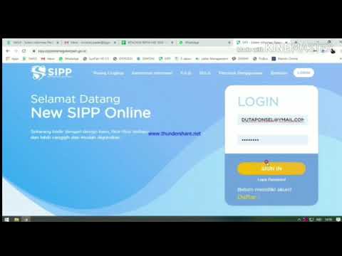 Cara Login SIPP Online Bpjs Ketenagakerjaan.. llSelamat Mencoba...!!!