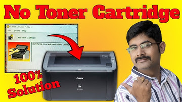 No Toner Cartridge Error Canon lbp 2900 | How To Fix