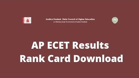 AP ECET 2022 RESULT REALISED
