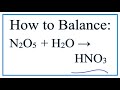 Balancing Chemical Equations Concepts