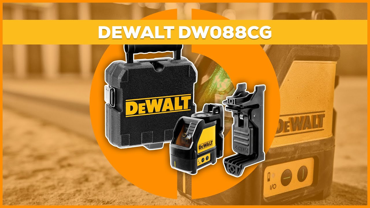 Láser autonivelante 2 líneas en cruz verde Dewalt DW088CG-XJ