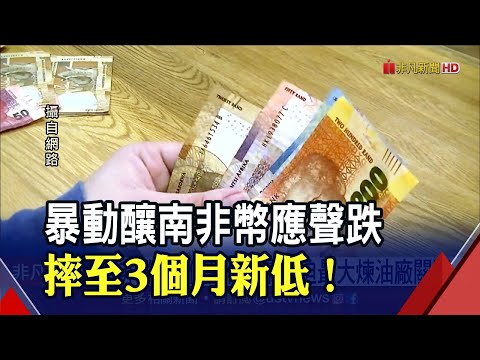 南非幣重挫！套住逾3千億台幣 今年升幅剩0.26%...疫苗不足雪梨封鎖延 澳幣兌美元微升｜非凡財經新聞｜20210714