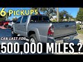 Longest Lasting Pickup Trucks On The Road with Super High Mileage!!