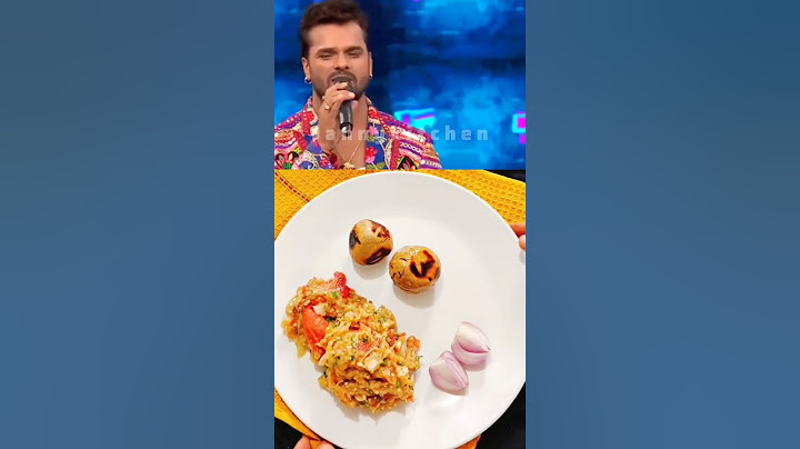 Khesari Lal favorite Litti Chokha recipe #khesari #shorts #ashortaday