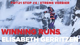 FWT21 Stop #4 Xtreme Verbier | Elisabeth Gerritzen Winning Run