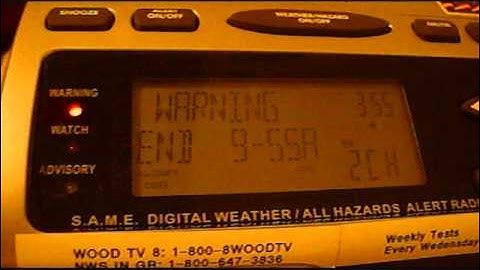 NOAA Weather Radio - EAS #17 - Blizzard Warning - 2-1-11