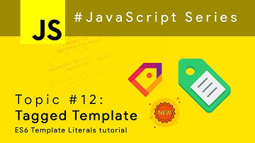 JS #S12 🟡 Tagged template ES6 literals function javascript tutorial in Hindi Urdu