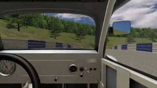 rFactor: Legends car lap at Ahvenisto Moottorirata