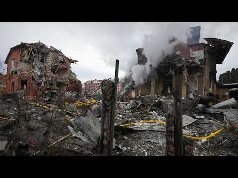 Live: Four years into the Russia-Ukraine conflict – A cityscape