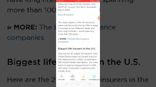 Latgest insurance companies in Usa