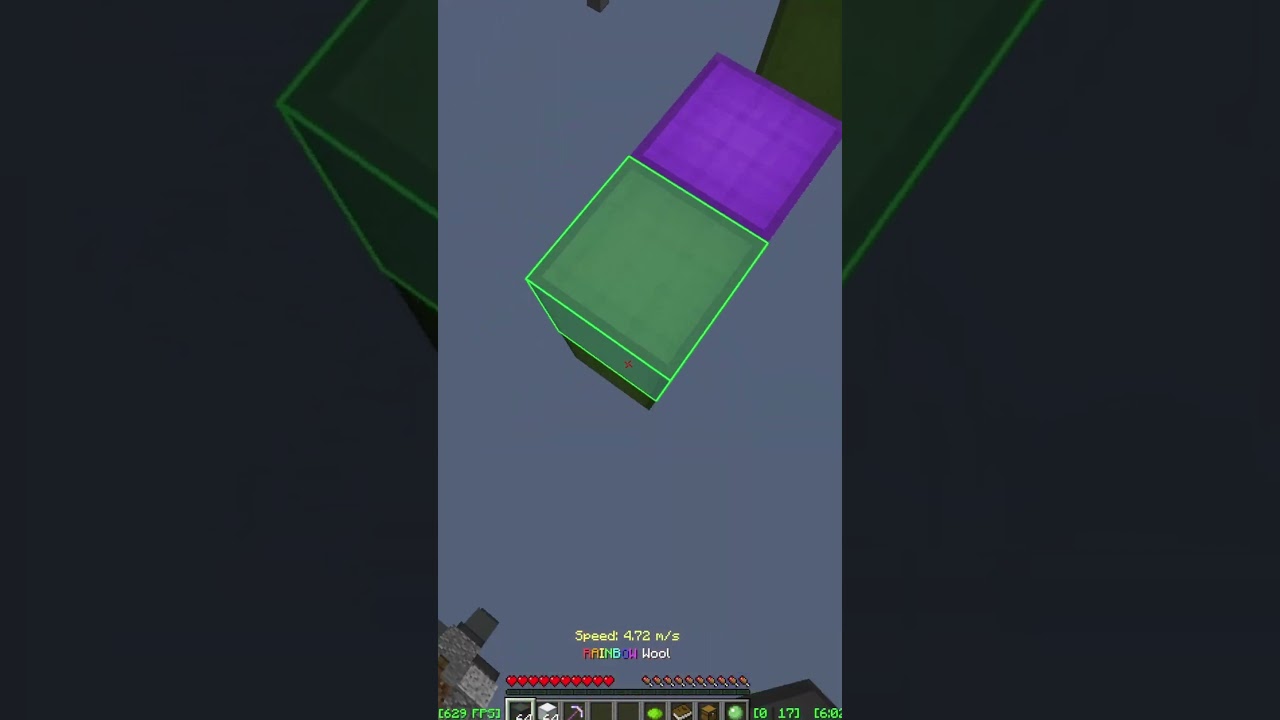 telly bridging with rainbow wool on bridgerland 