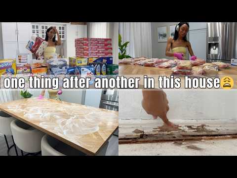 REALISTIC RESET chaotic GROCERY HAUL FRIDGE FREEZER RESTOCK CLEAN WITH ME Jessica Tull