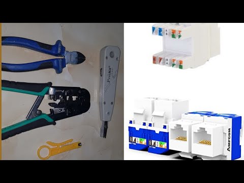 installing network rack/ Patch Panel termination/ Medoule/ Internet ...