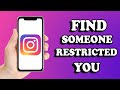 How to Know If Someone Restricted You On Instagram (2024)