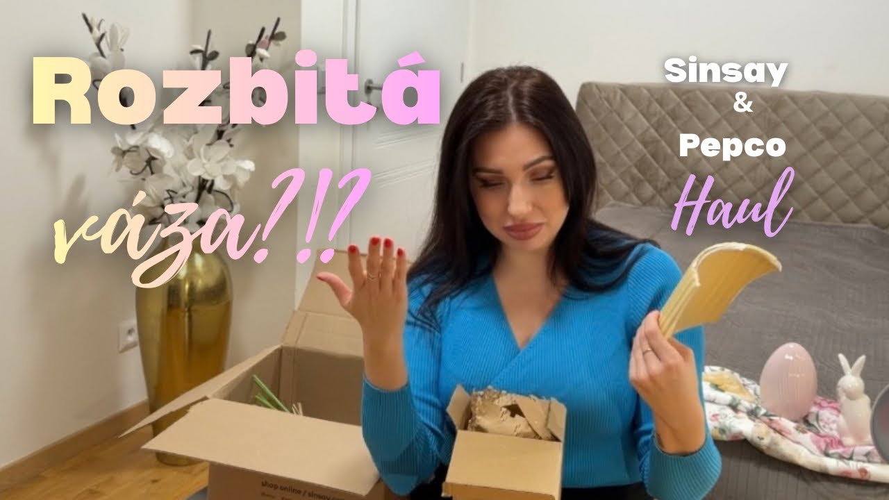 Velikonoční dekorace Sinsay & Pepco… přišla mi rozbitá váza