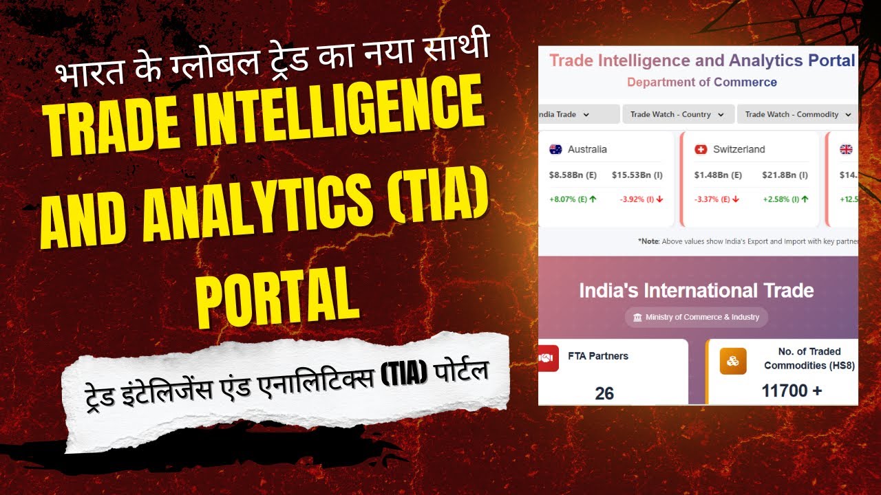 Trade Intelligence and Analytics (TIA) Portal-  लोकल से ग्लोबल—डेटा के दम पर