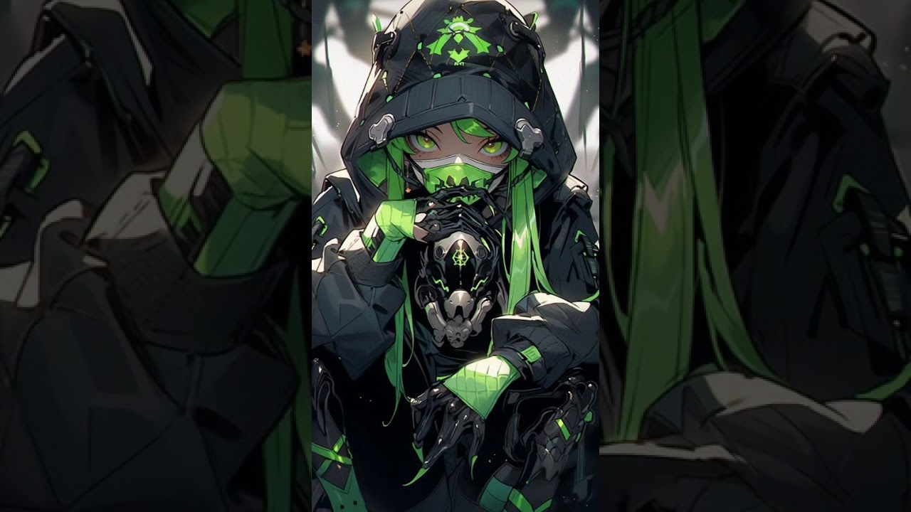 Toxic girl with gas mask Version 2