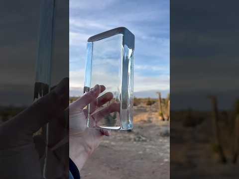 Ice bricks? or Glass bricks?