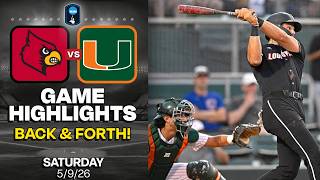 Louisville v Miami (AMAZING!! | Series Finale | 2026 College Baseball Highlights