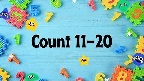 Count to Ten & Dance Again! | Fun Afrobeat Counting Song for Kids | 11 to 20 Numbers Dance.