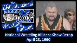 NWA Sat Night on TBS Recap April 28, 1990! Ninja Turtle Norman Again? Flair, Luger, and more!
