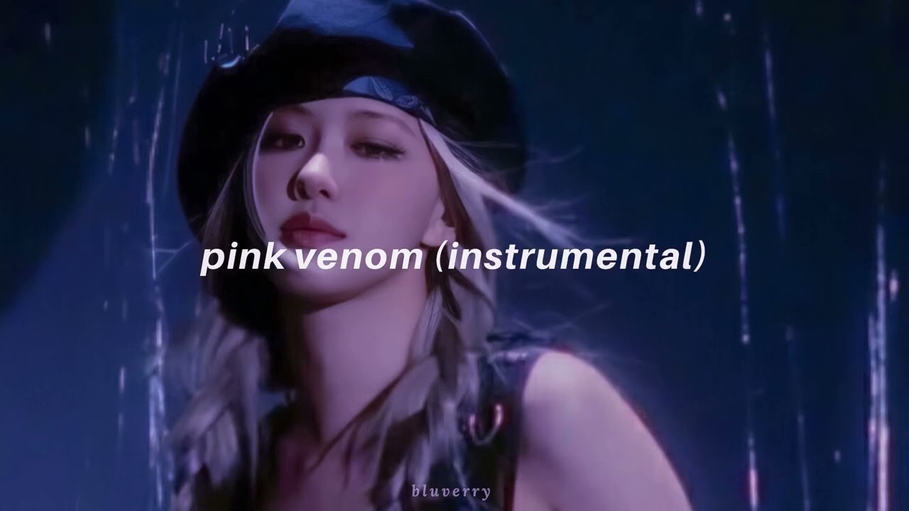 blackpink - pink venom instrumental (slowed + reverb)