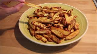 Pommes Selber Machen knusprig Im Ofen Mit Nur 3 El l Glutenfrei Vegan Ohne Geschmacksverstrker