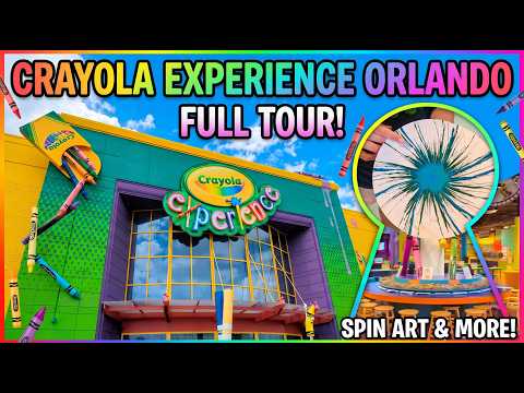 Everything at Crayola Experience Orlando! 🎨 FULL TOUR
