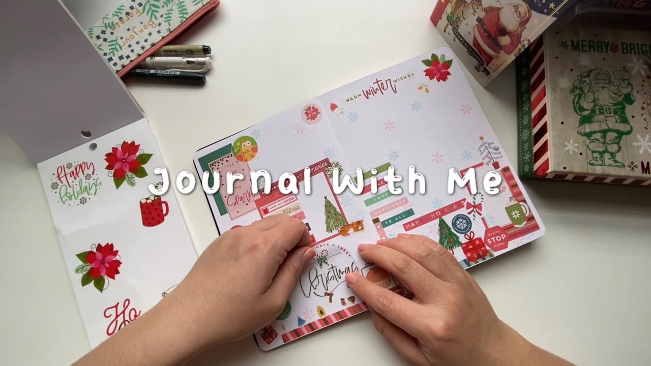 Journal With Me | Christmas Theme December 2021