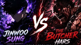 Solo leveling mobile game || sung jinwoo vs butcher hars fight 😎 ||