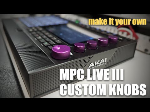 MPC Live III Custom Knob Upgrade — Easy Replacement Tutorial