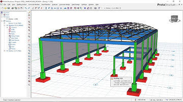 Complete Foundation Design for a Steel Structure using Prota Structure