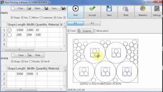 Parts inside other parts - Next Nesting Software X 2015 screenshot 4