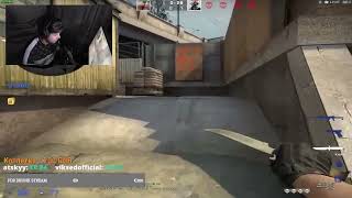 Perfect clutch doesn't exist ? 1v5 clutch + knife kill. #cs #csgo #csgoclips #counterstrike