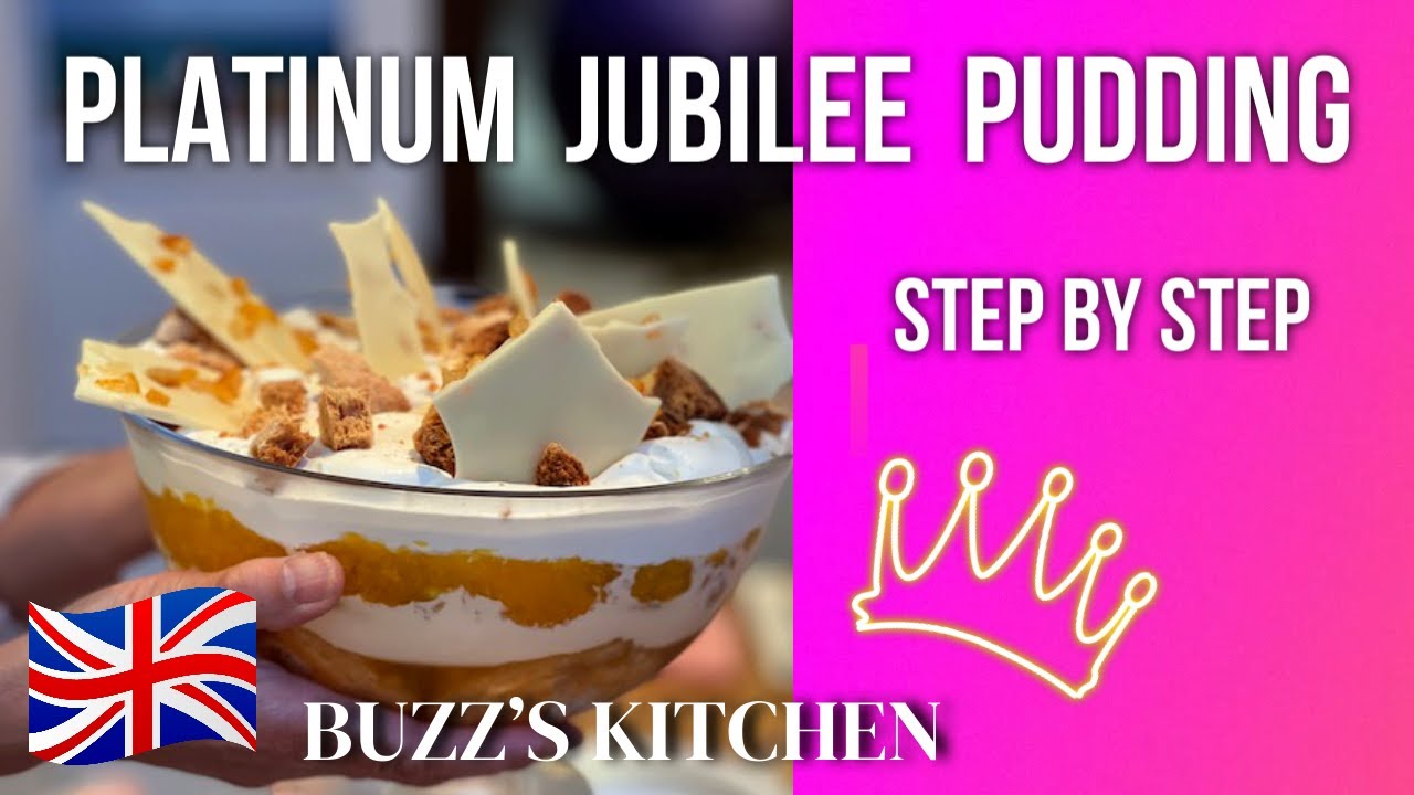 The Queen Platinum Jubilee Pudding detail step by step recipe for
