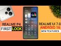 Realme P4 Realme Ui 7.0 Android 16 Official Update - 25+ Hidden Features | P4 New Update