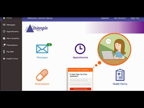 Medfusion Patient Video:  Portal and Patient Chat