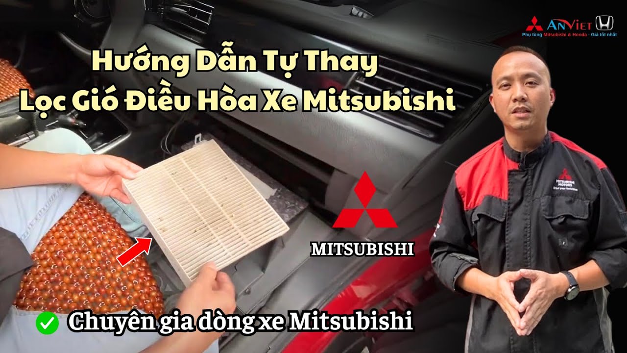 Thay Lọc Gió Điều Hòa Mitsubishi: Hướng Dẫn Thay Đúng Thời Điểm Và Điều Kiện 2 Xe HCM