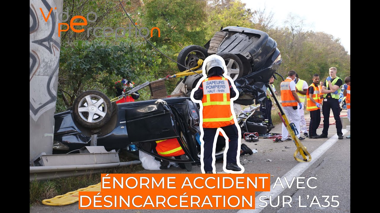 Accident avec désincarcération sur l’a35