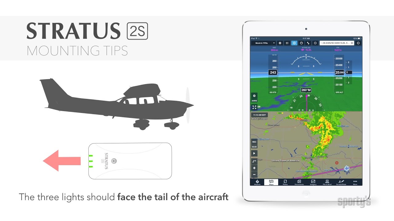 Stratus Tips: Using Attitude and Synthetic Vision - YouTube