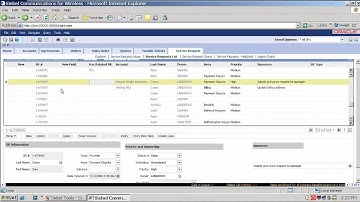 Siebel CRM - Project 1 (part 2, Version 1) (Related Service Requests)