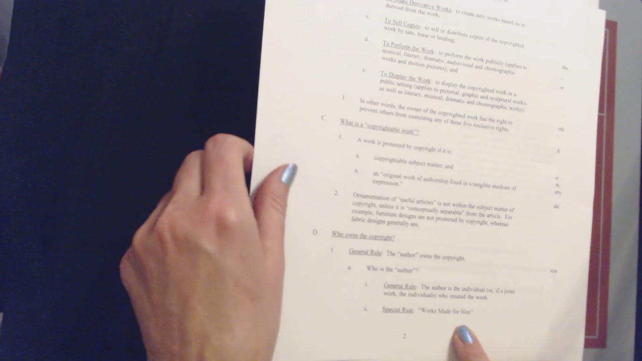 asmr whisper reading intellectual property paralegal intellectual property paralegal