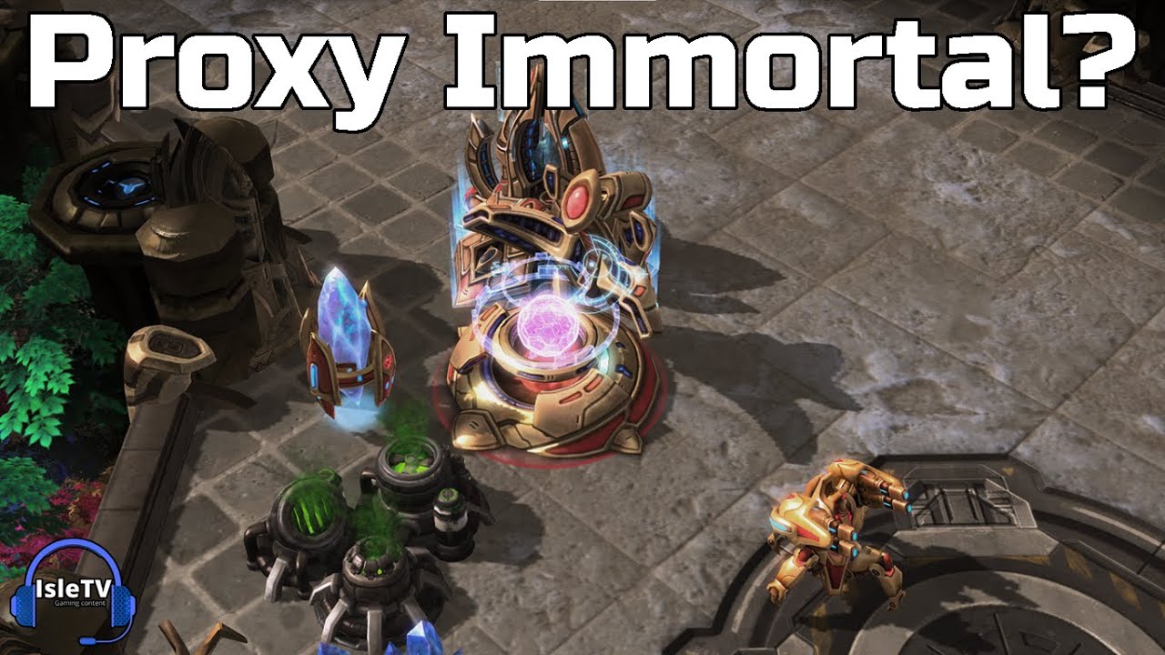 Neeb executes a Proxy Immortal Rush against Terran?!?