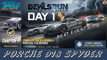 NFS No Limit: FLASHBACK - DEVILS RUN - ALPINE STORM - CHAPTER 1 - RESURRECTION