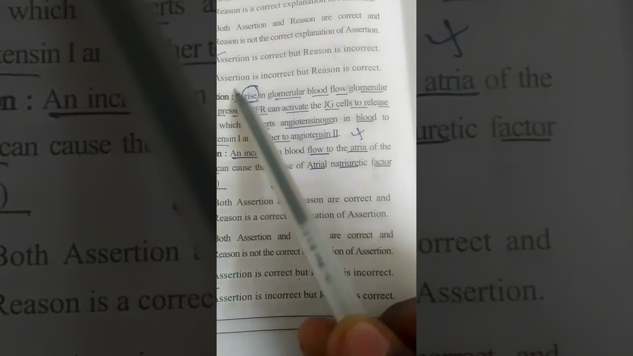 most important assertion reason for neet 2024 biology