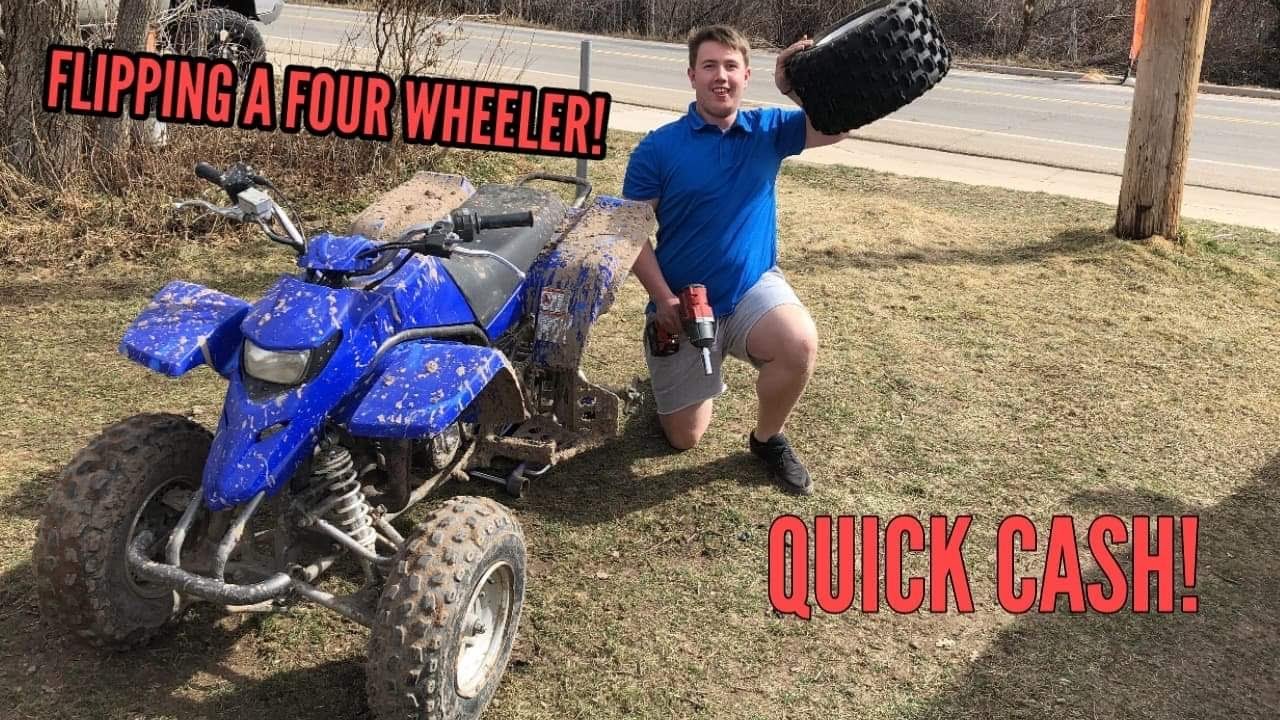 Quick Fix and Flip! 2002 Yamaha Blaster| How to Flip Powersports for CASH!