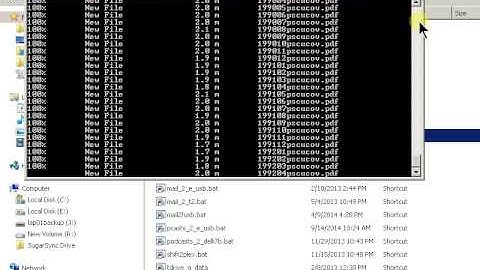 Quick Back Up in Windows 7 Using Robocopy