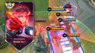 HOW TO ROTATION BENEDETTA IN EXP LANE + INVADE ENEMY BUFF | TOP GLOBAL MOBILE LEGENDS