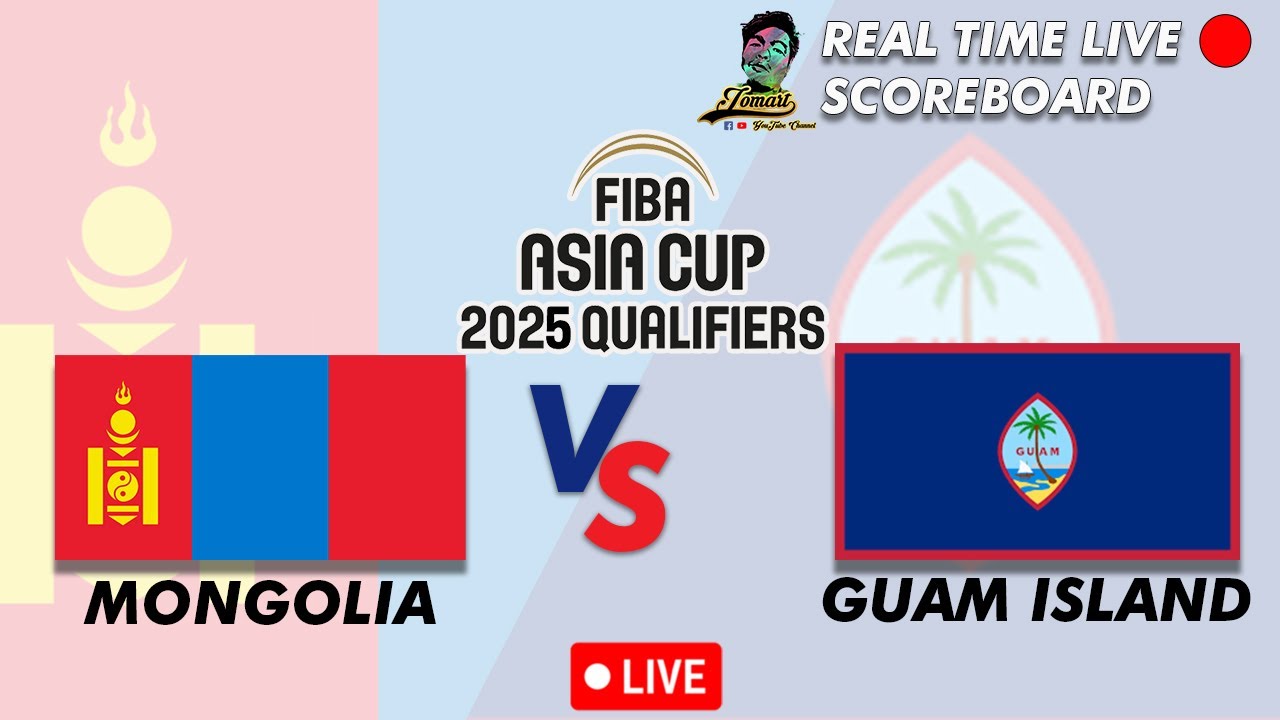 🔴LIVE MONGOLIA VS GUAM ISLAND FIBA ASIA CUP 2025 QUALIFIERS 02252024 YouTube
