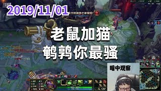 东北大鹌鹑1101P5老鼠：老鼠加猫，鹌鹑你最骚